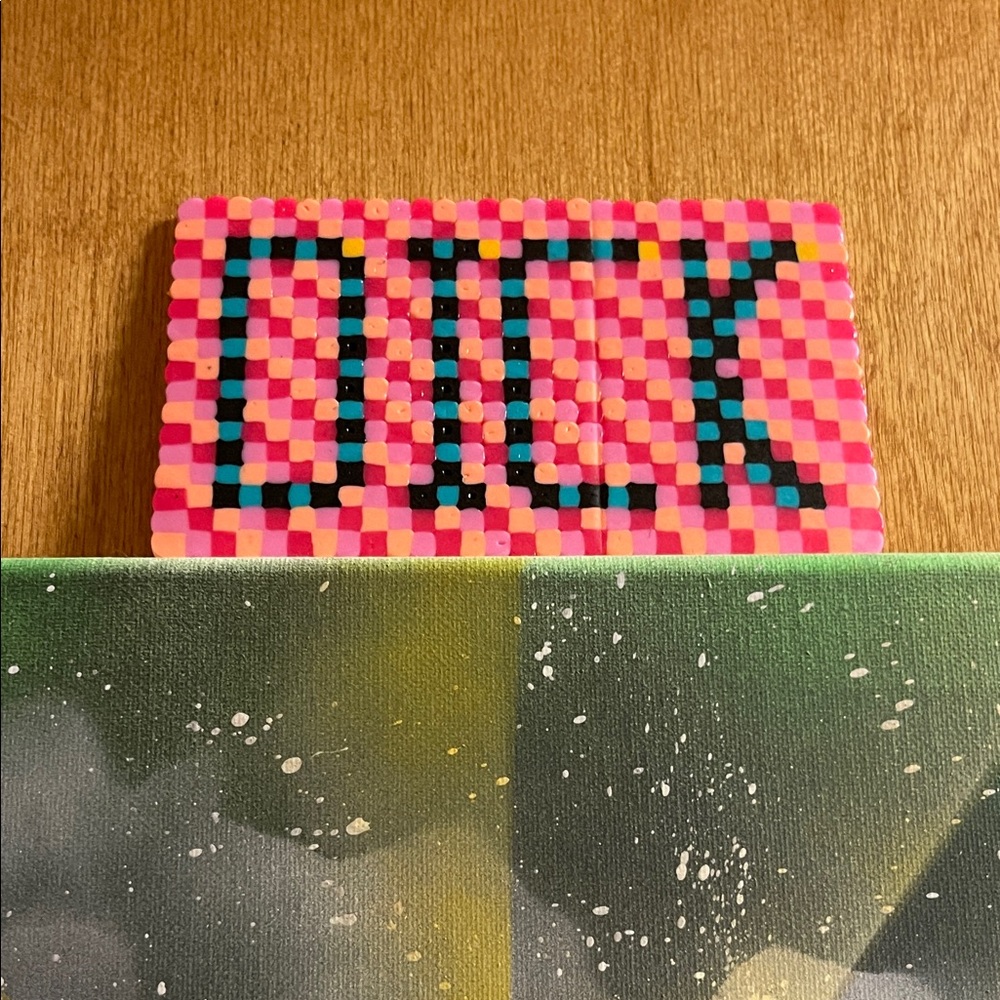Colorful bead art